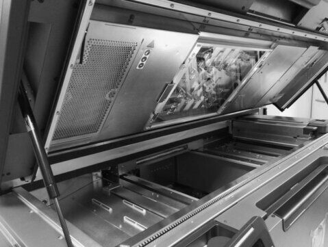 3D printing industrial machine.